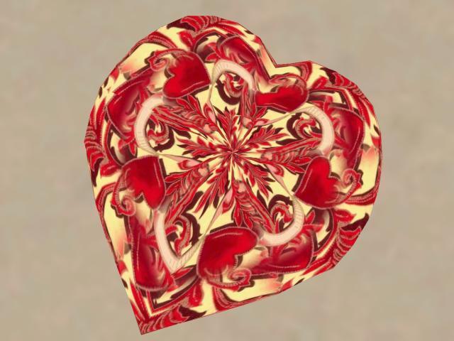 Heart  Rug---Fancy Hearts- Mod Copy