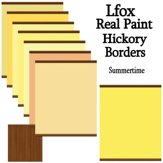 lfox Hickory Borders - Summertime