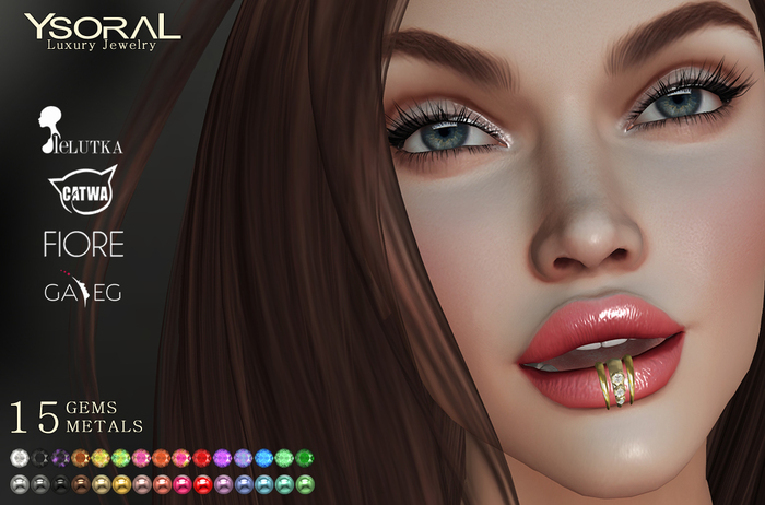 (BENTO HEAD)~~ Ysoral ~~ .:Luxe Piercing lips Ofelia :