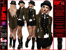 **LIUBA STEAMPUNK STYLE COMPLET OUTFIT **