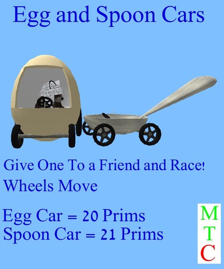 Pawsome - Tiny Egg And Spoon Cars* - tagTiny