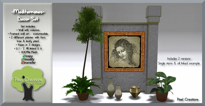 [PC] Mediterraneo - Decor Set (Boxed)