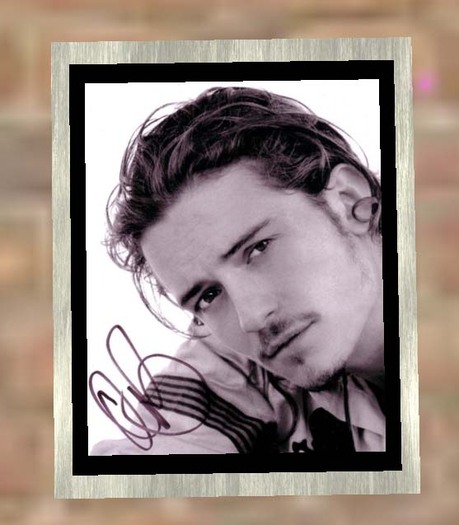 Pawsome Autographs - Orlando Bloom - Autographed Photo - Framed