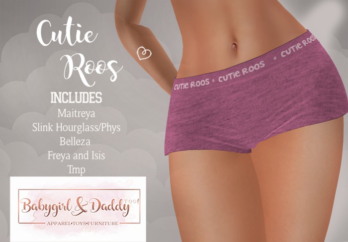 BABYGIRL&DADDYTOO!-CUTIEROOS bottom-rose