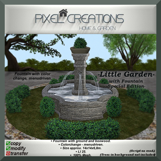 [PC] Little Garden w/Fountain - SPECIAL EDITION (Boxed)