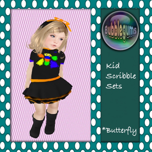 .:Bubblegums:. Butterfly Orange