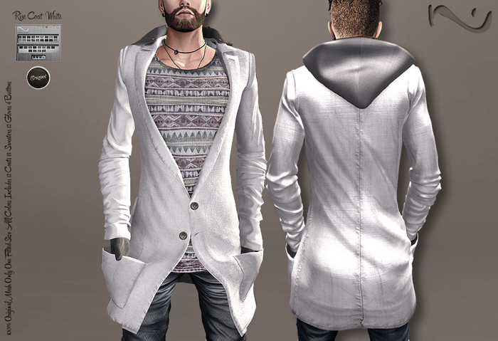 -NU- Rise Coat White