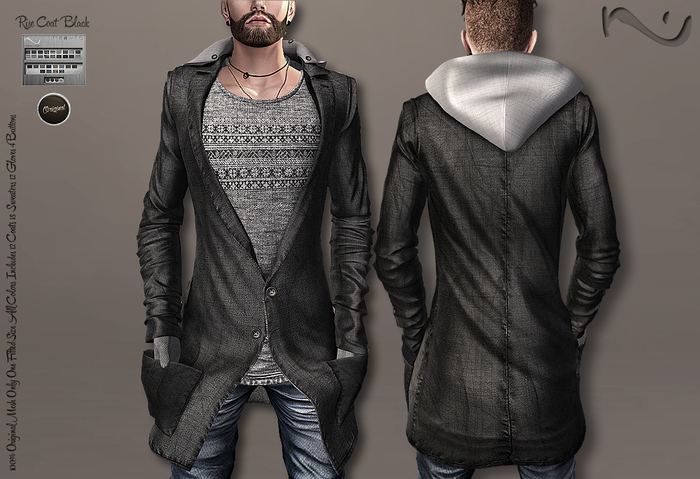 -NU- Rise Coat Black