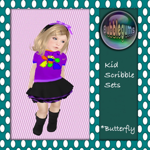 .:Bubblegums:. Butterfly Purple