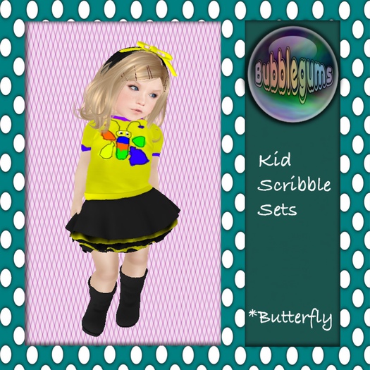 .:Bubblegums:. Butterfly Yellow