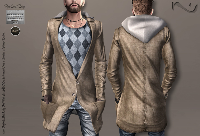 -NU- Rise Coat Beige