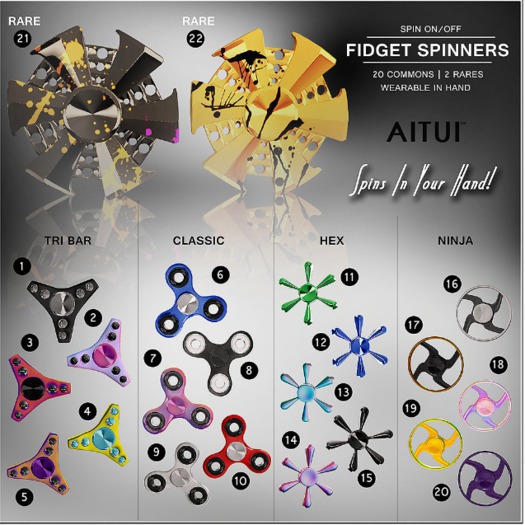 AITUI - Ninja Spinner - Orange Keylime