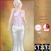 SF Lace corset purple gown