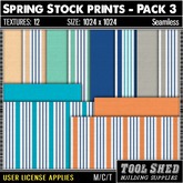 Tool Shed - Spring Stock Prints - Pack 3