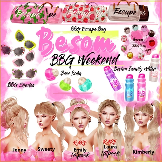 *Besom Hair#20~Jenny *Colorz*