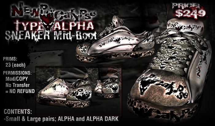 :5ifth Newpocalypse: Sneaker *Mid Boot ~ Type: Alpha (BOXED)