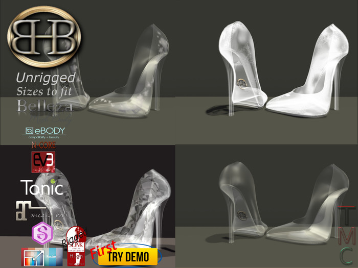 !!BHB!! DEMO GLASS SLIPPERS V2 V3 V4 V8  2017 BOX (ADD)