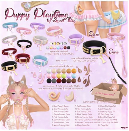 Sweet Thing. Red Princess Collar