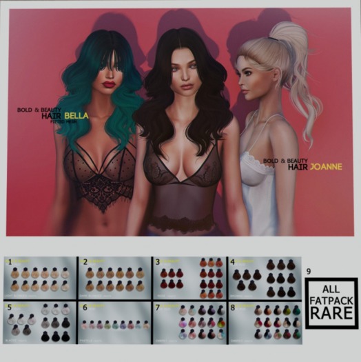 ::Bold & Beauty:: Hair :: Bella. (Fatpack) RARE