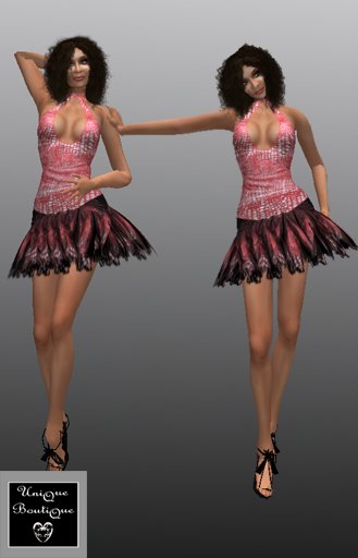 *UniQue* Stacy Cocktail Dress in Red
