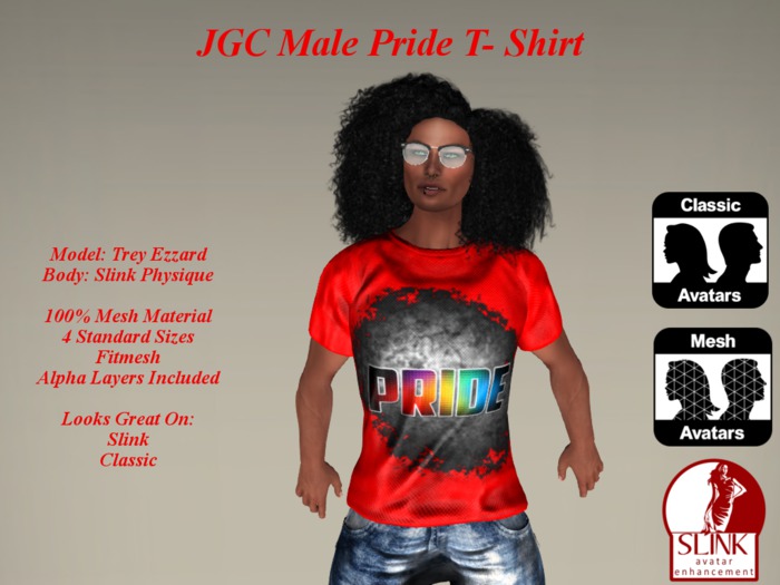 .:JGC:. Red Pride Male T- Mesh Package