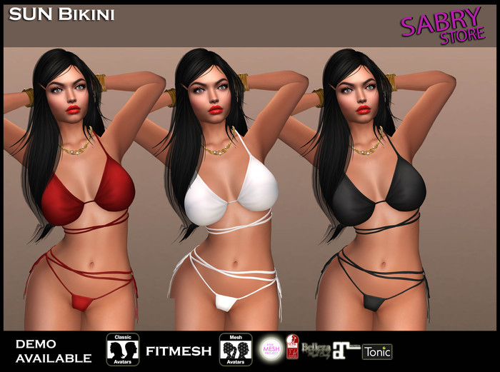 promo - SS - SUN BIKINI RED - MAITREYA / BELLEZA / SLINK / TONIC / TMP / CLASSIC