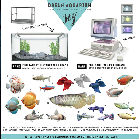 Soy. DREAM AQUARIUM - 9.Dwarf gourami [PINK] [Boxed]