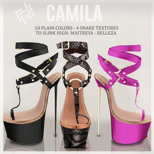 LEGENDAIRE CAMILA HEELS