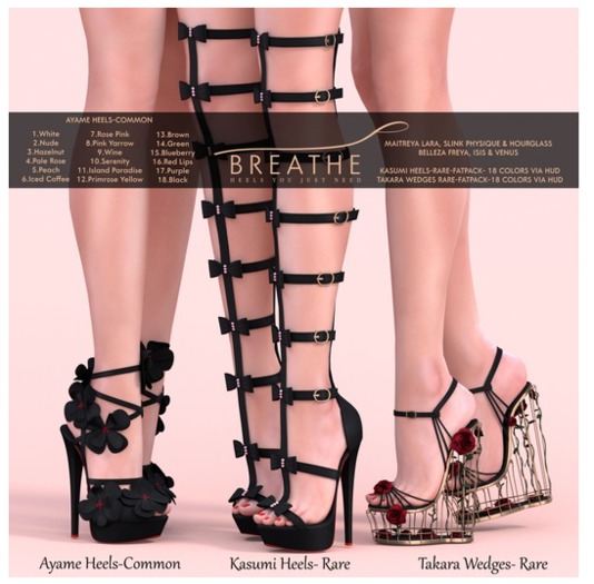 [BREATHE]-Ayame Heels-Slink-Brown