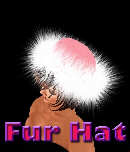 Pink Knit Fur Hat