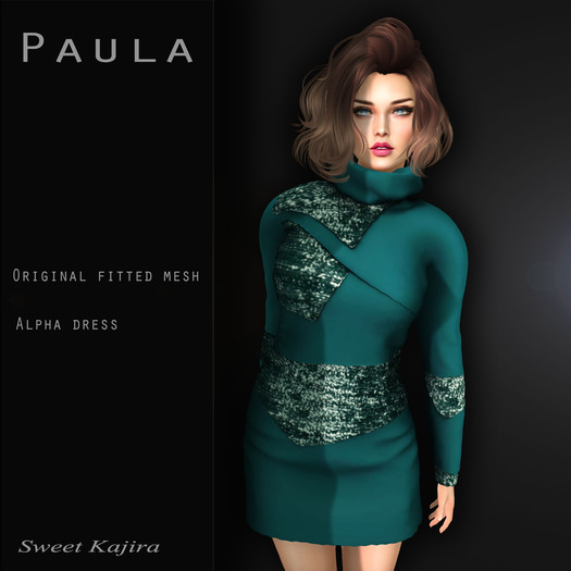 *Sweet Kajira*Paula dress Turquoise