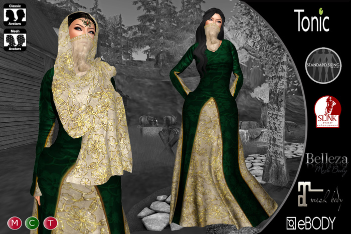 C&N Medieval dress Emma Green v2