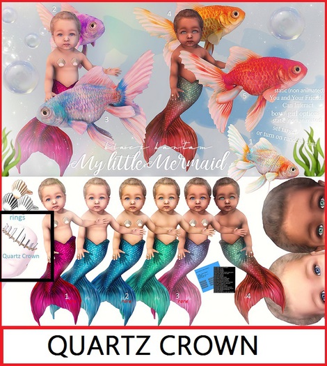 *[BB] Queen Quartz Crown Set