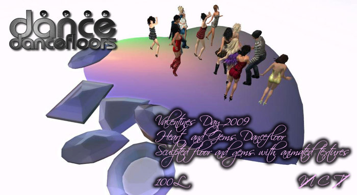 Dance  - Vday Gems Dancefloor with animated texture