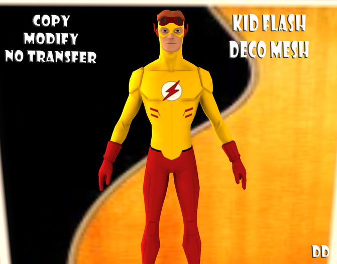 Kid Flash Decorative Avatar Mesh