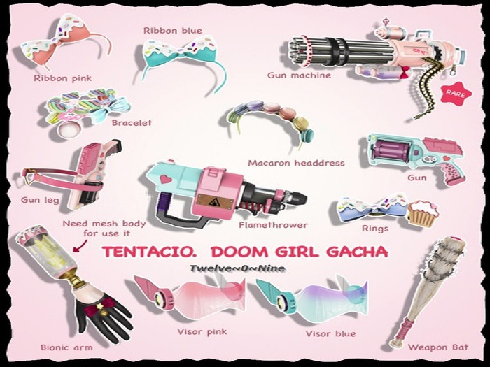 *Tentacio* Doom girl gacha. Rings