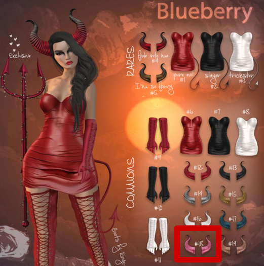 19. Blueberry / COMMON / Devil Horns - Crystal