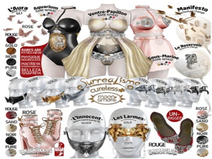 moonamore+cureless: Boots SLINK med/ Rouge