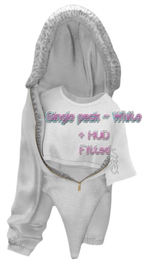 VIBES - Winter BodySuit WHITE packed