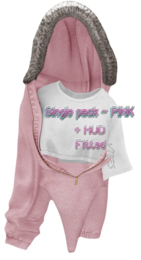 VIBES - Winter BodySuit PINK packed