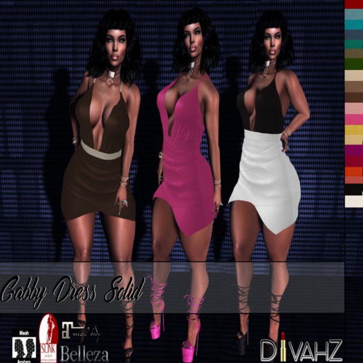 !DC! Gabby Dress (Mesh) Solid