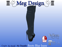****boots blue jeans