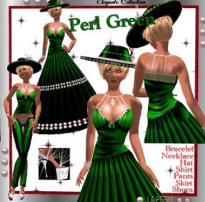 Perl Green La Perla full female outfit - Resell box -