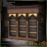 =Mirage= Moroccan Hutch - Wood