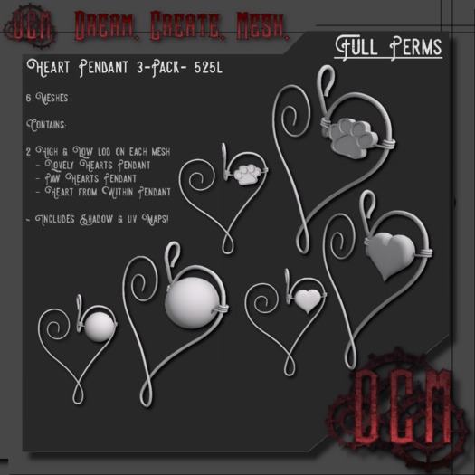 ~ D.C.M ~  [Heart Pendant FULLPACK] (Fullperm)
