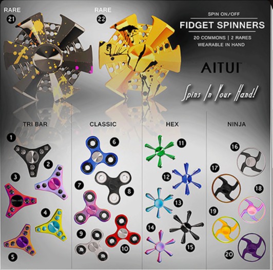 AITUI - Ninja Spinner - Black
