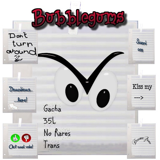 .:Bubblegums:. Back Note