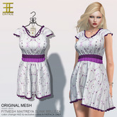 Entice - Bird Set Free Dress - Purple
