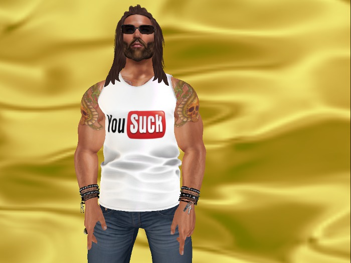 You Suck Tank Signature Tucked and Untucked