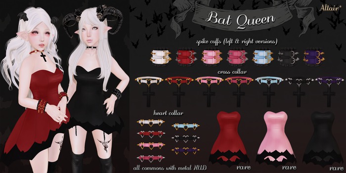 ALTAIR* cross collar berry -boxed-